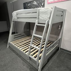 Twin Over Full Bunk Bed 