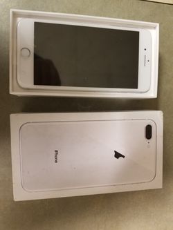 iPhone 8 plus silver factory unlocked
