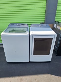 Samsung Top Load Washer & Dryer Set - White, Warranty, Free OC Delivery