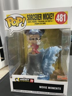 SORCERER MICKEY Movie Moments Pop Fantasia #481 Box Lunch Exc 2018