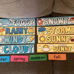 Weather and Season Words 