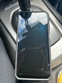 Black galaxy A16 phone
