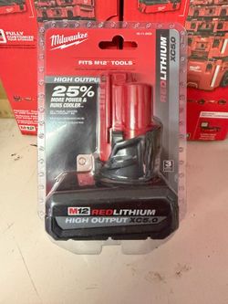 Milwaukee M12 5.0 AH Heavy Duty Battery