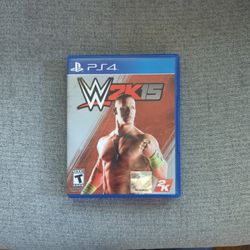 PS4 WWE W2K15 Case And Disk