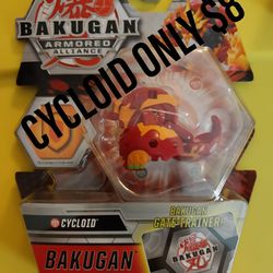 Bakugan Cycloid Toy Plus Cards