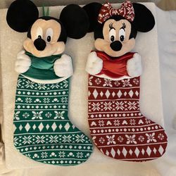 Mikey And Minnie Stockings 