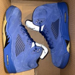Jordan 5 Retro Blue Suede (used)