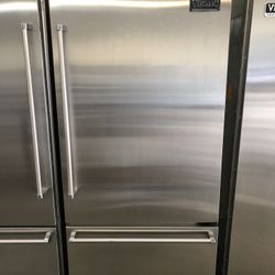 Viking 36” Stainless Steel Built In Refrigerator Bottom Freezer 