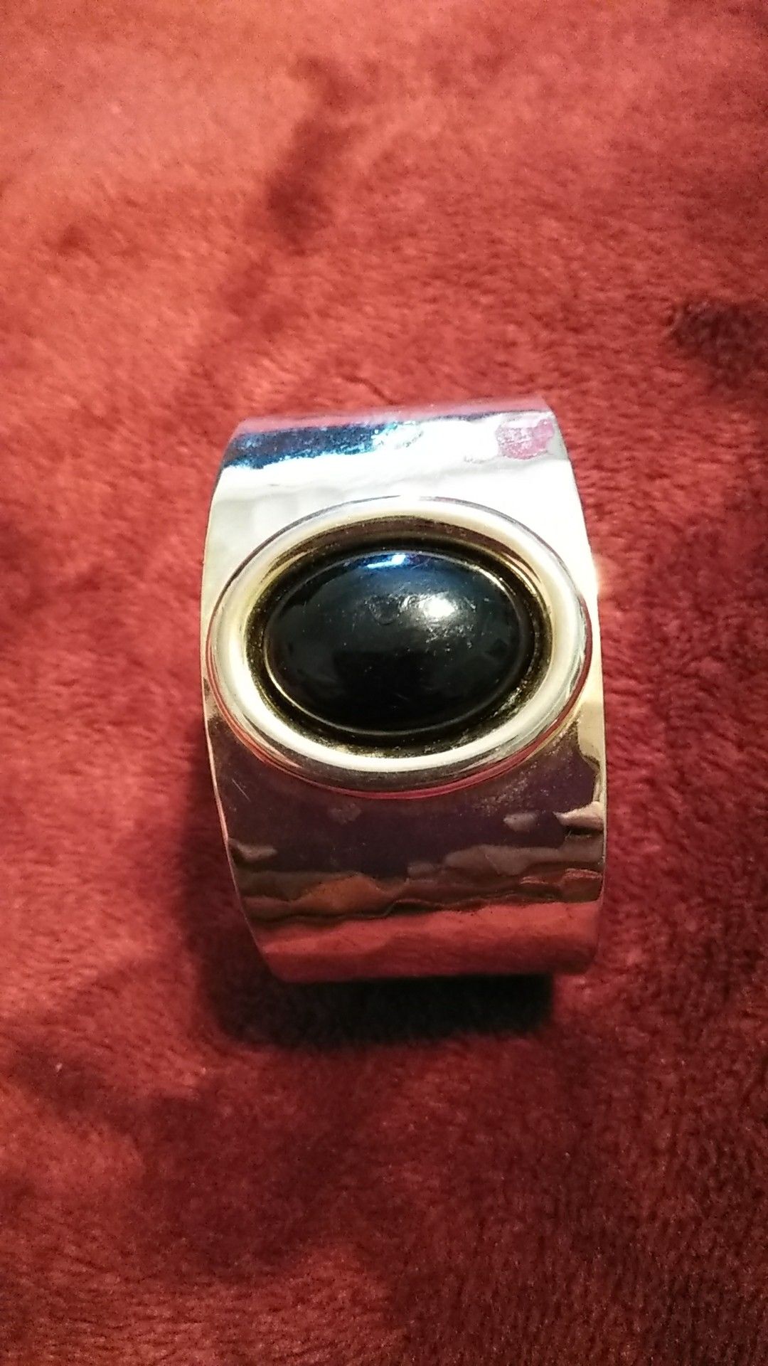 Silver Plated Steel Cuff