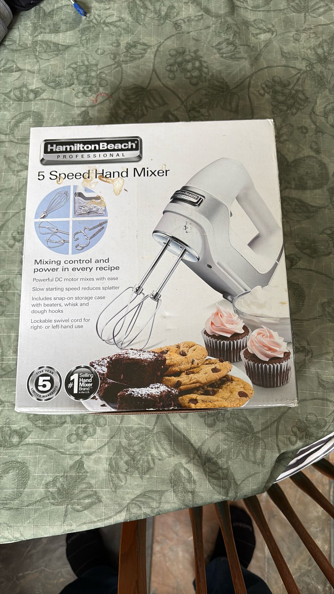 Hamilton Professional 5 Speed Hand Mixer