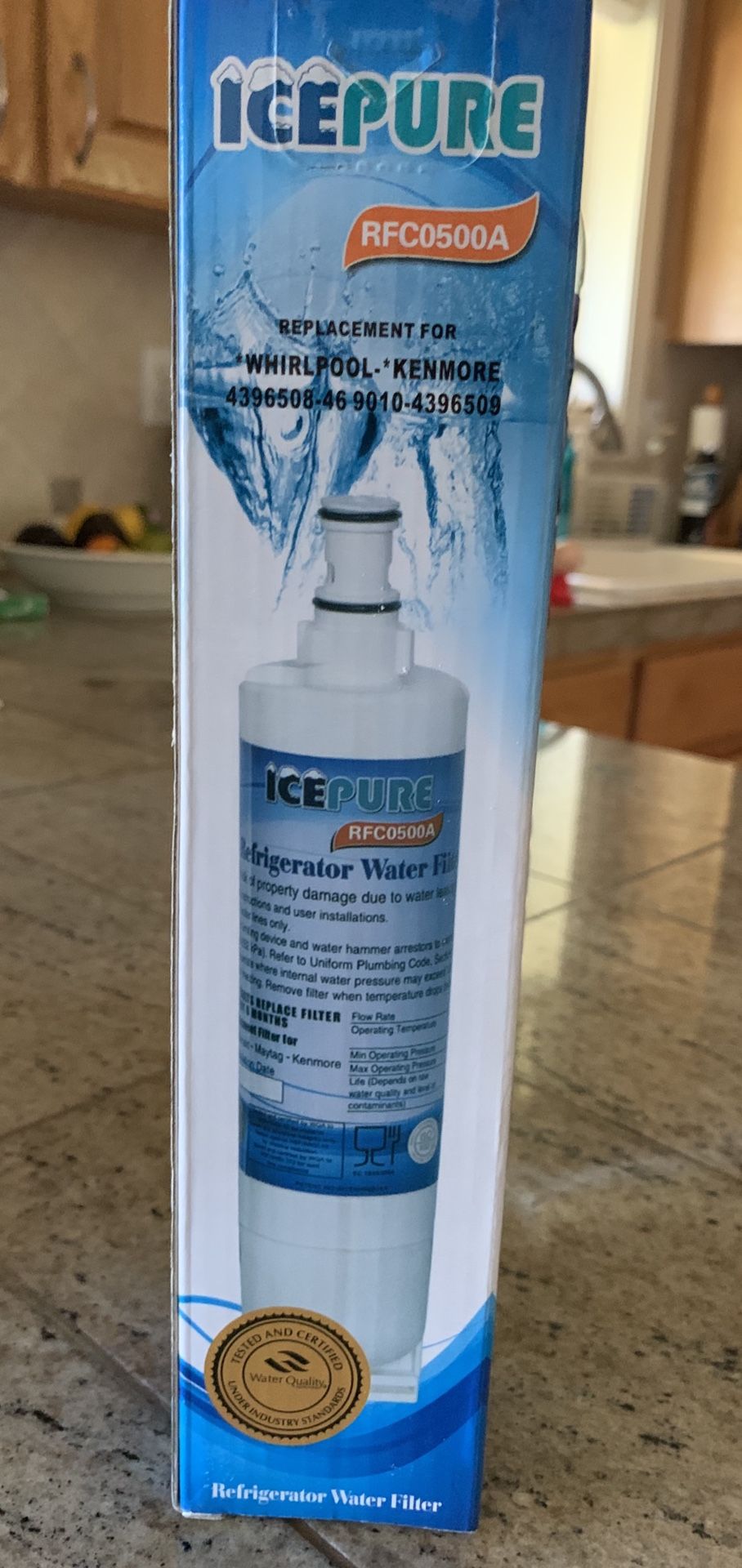 Ice Pure replacement water filter