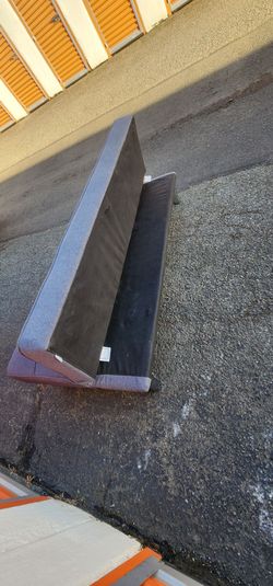 Modern Gray Convertible Futon Sofa Bed – Excellent Condition