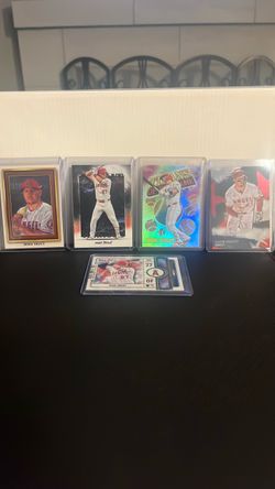 Mike Trout Baseball Card Lot of 5