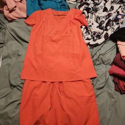 Tangerine Scrub SET