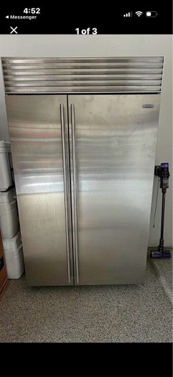 Sub-Zero 48” Side-by-Side Stainless Steel Refrigerator