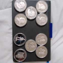 Silver coins
