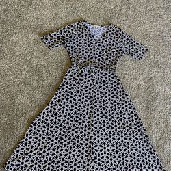 Long Dress/ Short Sleeve