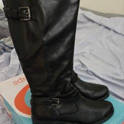 Boots-leather-macys-excellent condition-size 9.5