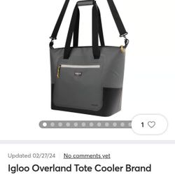 Ice Chest Igloo Overland Tote Cooler Brand new