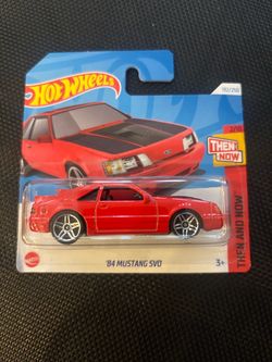 HOT WHEELS ‘84 FORD MUSTANG SVO SHORT CARD HW THEN AND NOW 2024