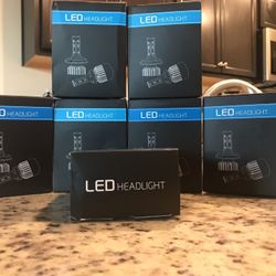 Brand New LED Headlight Bulbs H11 H13 9005 9006 H4 FREE LOCAL DELIVERY
