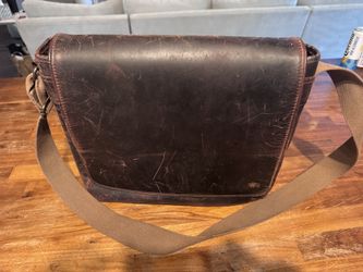 ROOSEVELT BUFFALO LEATHER SATCHEL MESSENGER BAG