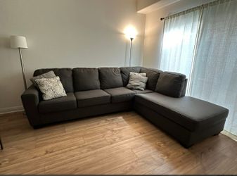 Gray Sectional Couch Sofa With Chaise