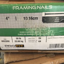 NAILS 4” FRAMING NAILS 