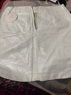 Leather skirt