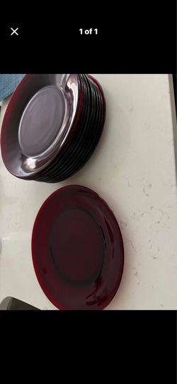 12 Glass party dishes