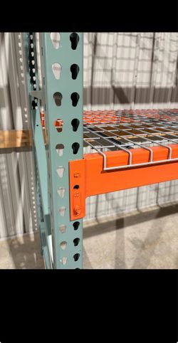 Pallet Rack Shelving with Wire Deck