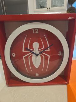 Spiderman Plastic Wall Clock