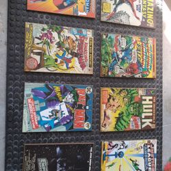 8 Comic Book Art Pieces 