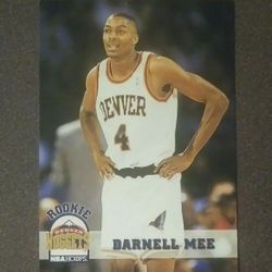 1994 Skybox Darnell Mee Denver Nuggets #327 Rookie RC Basketball Card Vintage Collectible Trading NBA Hoops Sports 