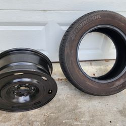 One Tire And Rim.HANKOOK OPTIMO H724