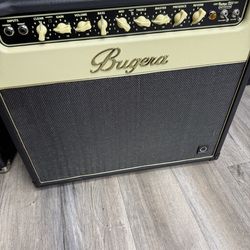 Bugera Vintage V55 Infinium Tube Guitar Combo Amp 55 Watt 2-Channel 1x12” with Foot Pedal Switch and Power Cord
