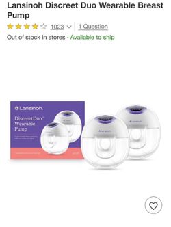 Lansinoh Discreet Duo Wearable Breast Pump