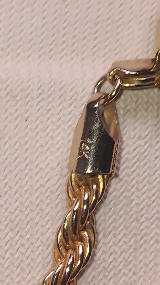 24inch 14K Solid Rope