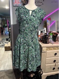 Banana republic midi fit and flare dress