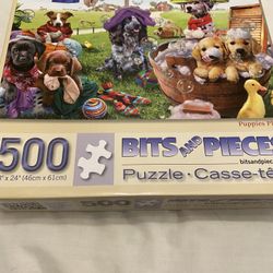 500 Piece Puppy Puzzle