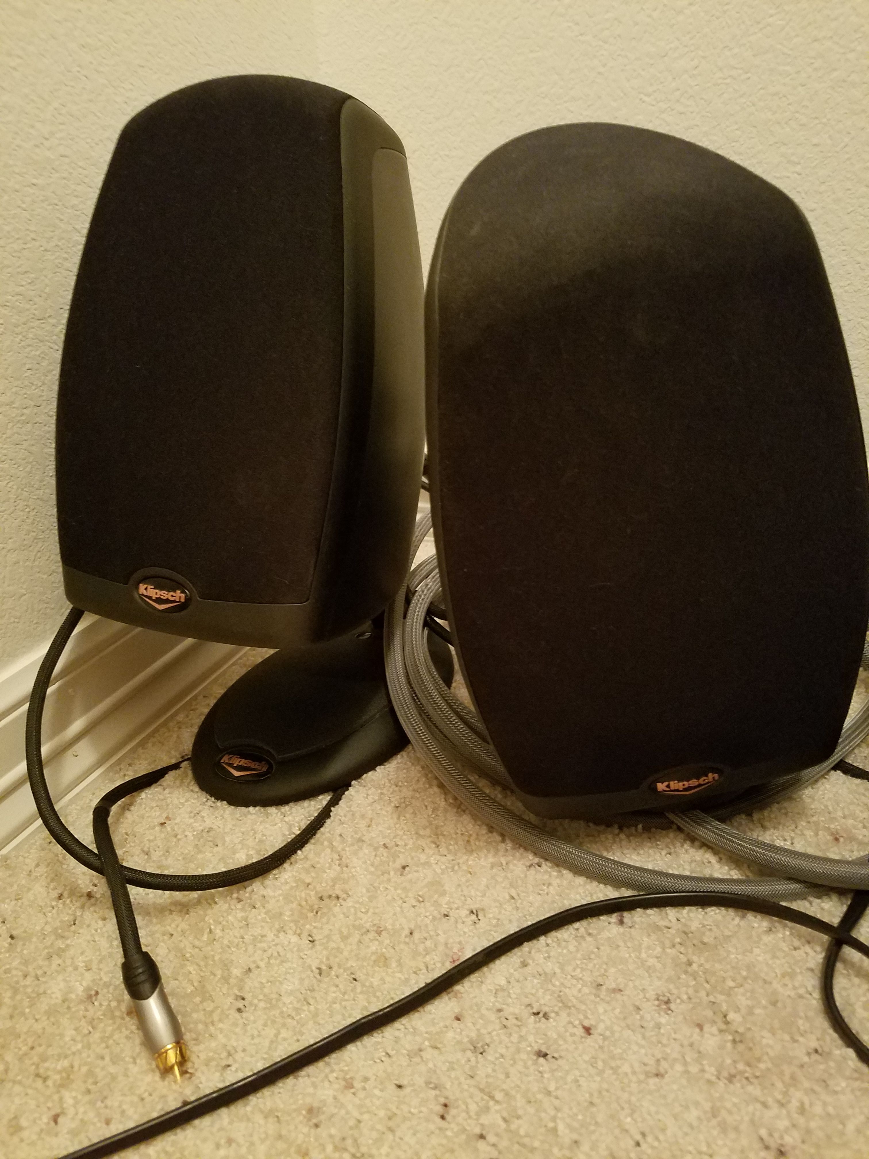 2 Klipsch RSX 5 Speakers