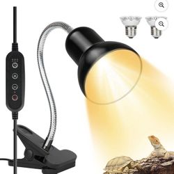 Reptile Heat Lamp with Timer