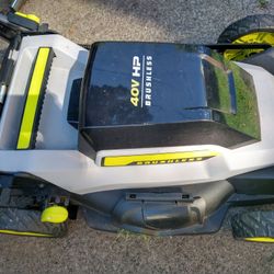 Ryobi 40 V 20" Brushless Lawnmower 