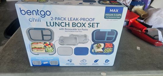 Bendigo chill two pack leaf proof lunch box set