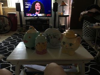 Cat Cookie Jars! (1 sold)