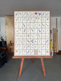 Large eisel with framed sign