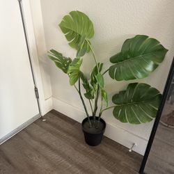 Fejka Ikea Artificial potted plant, indoor/outdoor monstera, 7 ½ "
