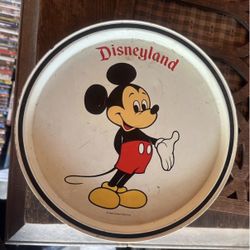 Mickey Mouse Med Plate Vintage