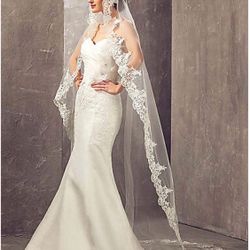 Cathedral Lace Veil 