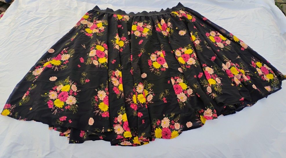 2 Lined Plus Size Skirts, Torrid